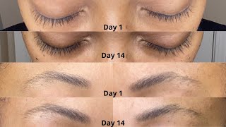 I grew my lashes and brows in just 2 WEEKS using this product  A Growth Serum That Actually Works [upl. by Bronwyn]