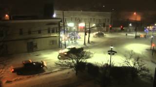 Time lapse Blizzard of 2015 in Stoughton MA [upl. by Ahsiekyt111]