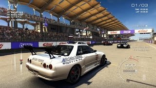 Grid Autosport PC Multiplayer Race  Auto Gallery Nissan Skyline R32 GTR Road amp Track Pack DLC [upl. by Notaes]