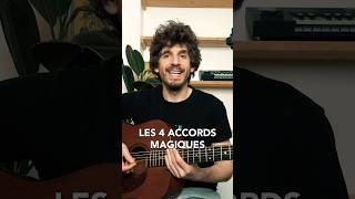 Les 4 accords MAGIQUES à la guitare 🎸 [upl. by Goss]