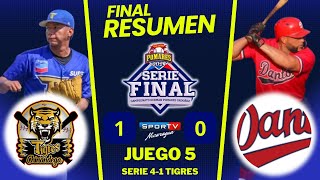 Tigres de Chinandega vs Dantos RESUMEN Serie Final Juego 5 POMARES 03 10 2024 [upl. by Einahpet88]