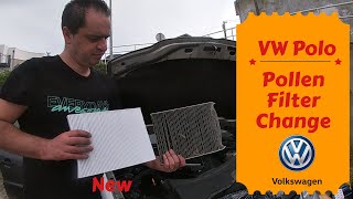 How to Replace Cabin Pollen Filter Volkswagen VW Polo 6N2 [upl. by Gypsie]