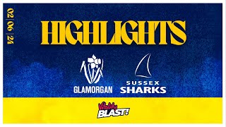 T20 Highlights Glamorgan vs Sussex Sharks [upl. by Googins]