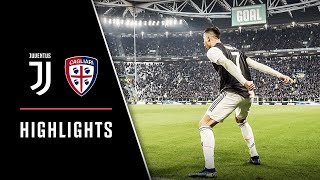 HIGHLIGHTS Juventus vs Cagliari  40  Ronaldo hattrick [upl. by Nobile]