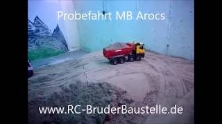 Bruder Mercedes Arocs Halfpipe Kipper Umbau  TESTFAHRT Nr 1 shorts [upl. by Notfol]