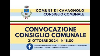 Consiglio Comunale 21 Ottobre 2024 [upl. by Rebane644]