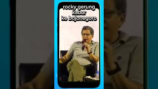 rocky gerung kabur rockygerung akalsehat motivasihidupsehat [upl. by Neuberger887]