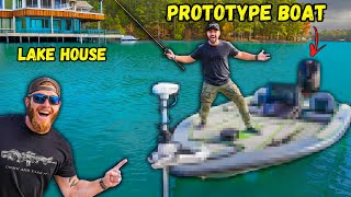 Revealing New PROTOTYPE Bass Boat  ft Jiggin w Jordan [upl. by Abey]