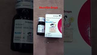 Mucolite Drops Uses For Babies  Mucolite Drops [upl. by Emiatej]