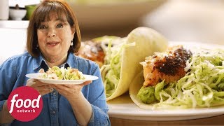 Tacos de salmão assado  Receitas da Ina De Volta ao Básico  Food Network Brasil [upl. by Mosora923]