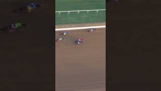 The overhead view of the Kentucky Derby finish is WILD 🏇😲 [upl. by Secilu]