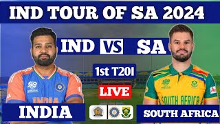 Live Match Today IND vs RSA 1st T20 Live Match India vs South Africa T20 Live Match Today [upl. by Eoin]