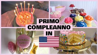 BUON COMPLEANNO MEGAN FESTA AMERICANA A CASA🇺🇸 [upl. by Mita]