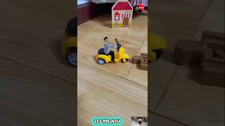 Miniature World  Guarding the Giant Chocolate Bottlejcb truck scooter funny short [upl. by Wynne]