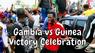 AFCON Guinea vs Gambia Victory Celebration in Westfield pt 1 [upl. by Rammus]