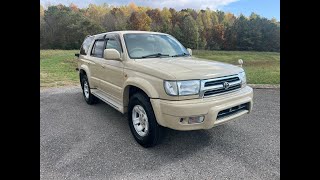 TechMotorsPostalCarscom 98 Toyota Hilux Surf 4x4 65K Miles Factory RHD USA Right Hand Drive RCA POV [upl. by Felicio]