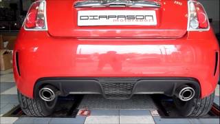 AKRAPOVIC Exhaust  Fiat 500 Abarth  Echappement Akrapovic [upl. by Rozella566]