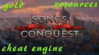 Songs of Conquest How to get Money and Resources with Cheat Engine [upl. by Louanna]