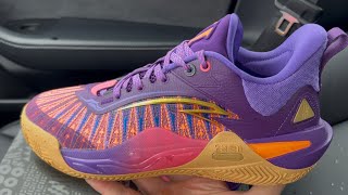 Anta Kai 1 Speed Twin Flame Purple Kyrie Irving Basketball Shoes [upl. by Angelia]