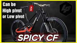 The 2025 Lapierre Spicy CF  Unique Enduro bike offers high and low pivots on one bike [upl. by Neicul]