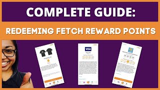 Complete Guide How to Redeem Fetch Reward Points VISA Gift Cards Cash and MORE [upl. by Inness409]