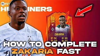 HOW TO COMPLETE 86 HEADLINERS DENIS ZAKARIA OBJECTIVE FAST  FIFA22 ULTIMATE TEAM [upl. by Kim765]