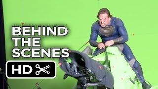 Man Of Steel Behind The Scenes  Russell Crowe as JorEl 2013  Superman Movie HD [upl. by Ayeki220]