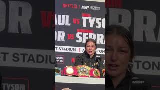 Katie Taylor on headbutting Amanda Serrano [upl. by Alexandr]