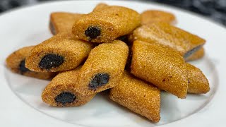 MAKROUT FOURRÉS AUX DATTES SANS MOULE👩🏻‍🍳 Recette détaillée et simplifiée👌 Deli Cuisine [upl. by Aalst141]