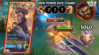 NEW PAQUITO COMBO TO TOWER DIVE LIKE A PRO  PAQUITO COUNTER PRO ROGER IN MYTHIC RANK MLBB [upl. by Yenetruoc631]