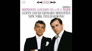 Beethoven Piano Concerto No 4 – Glenn Gould New York Philharmonic Orchestra Bernstein 19612015 [upl. by Adnouqal]