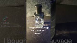 Dior Sauvage From Temu Is Goated diorsauvage fragrance cologne [upl. by Vevina]