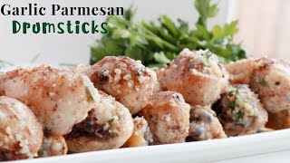 Oven Baked Garlic Parmesan Drumsticks [upl. by Irakuy]