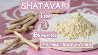 Shatavari 1 Ayurvedic Herb for Women  Top 3 Benefits [upl. by Airekal]