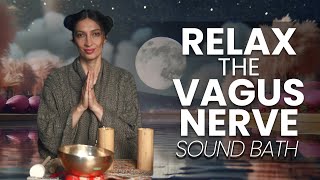 Vagus Nerve Reset to Sleep  Sound Bath Healing Meditation [upl. by Feer]