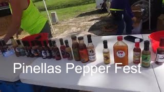 Pinellas Pepper Fest 2022  Lets sample some Hot Sauces [upl. by Neelear]