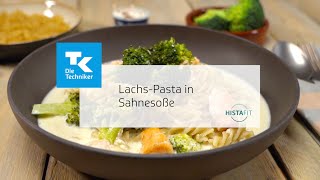 LachsPasta in Sahnesoße  Histaminarmes Rezept [upl. by Seugram]