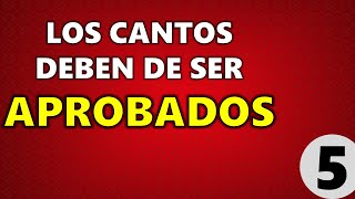 🚨 DEBEN APROBARSE los cantos para cantarse en la Santa Misa │Musicam Sacram [upl. by Nymrak243]