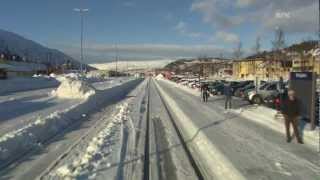 Cab Ride on Nordland line railway winter 02 [upl. by Taryn434]