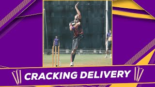 Outstanding Yorker by Ashok Sharma  KKR [upl. by Sadiras]