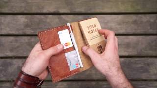 Galen Leather No33 Field Notes Cover [upl. by Merari722]