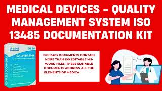 Editable Documentation amp Training Kit For Medial Devices  QMS  ISO 13485 [upl. by Swain]