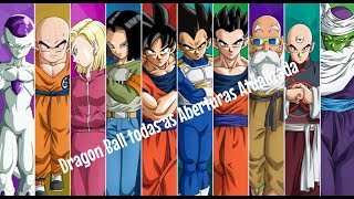 Todas as Aberturas de Dragon Ball Dublado [upl. by Iglesias]