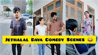 Jethalal Daya 😂 Tmkoc Tiktok Old Episodes  Taarak Mehta Ka Ooltah Chashmah  Dushyant Kukreja Reels [upl. by Hsirt]