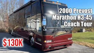 2000 Prevost Marathon H345 Double Slide Coach Tour  For Sale by Owner in Tyrone Pennsylvania [upl. by Cadel]