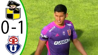 Coquimbo Unido vs Universidad de Chile 01 Resumen y Goles Completo  Copa Chile 2024 HD [upl. by Arekahs145]