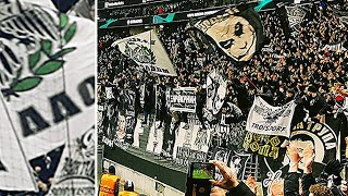 BEST OF  5000 PAOK Fans in Frankfurt I Conference League November 2023 [upl. by Tirreg]