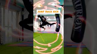 How to do jump back kick‼️shortvideo youtube new taekwondo viralvideo shorts subscribe yt [upl. by Fifi]