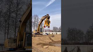 Powerful Excavator Dredge Pump in Action Generated using dredgepump shortvideo RustRenewal [upl. by Eberle320]