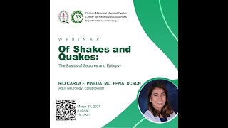 EHQUIP SERIES 4 quotWEBINAR OF SHAKES AND QUAKES The Basics of Seizures and Epilepsyquot [upl. by Anika]